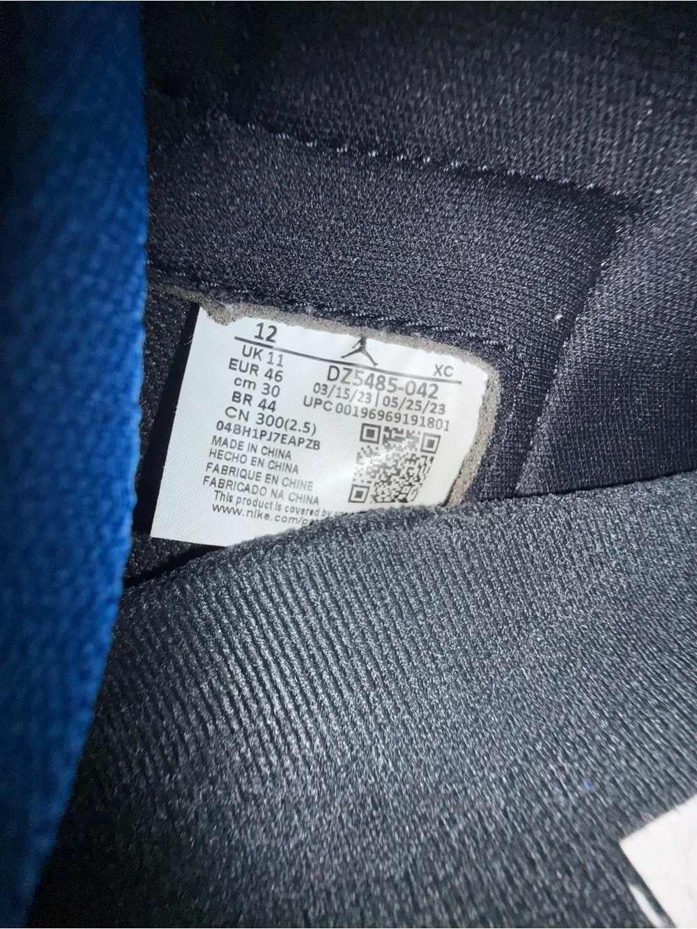Men's Size 12 - Jordan 1 Retro High OG Royal Reimagined